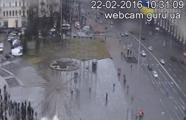 На Майдане Независимости митингуют не более 100 человек