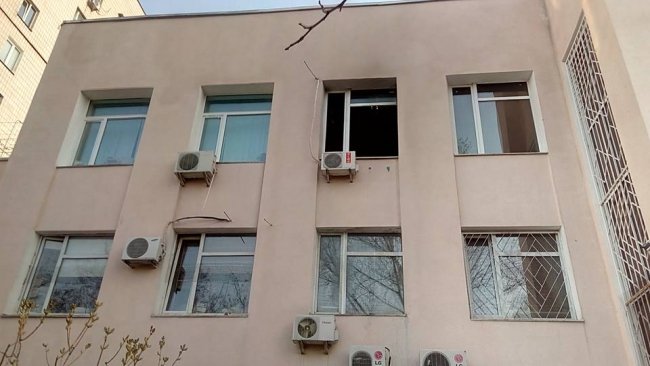 В Киеве подожгли кабинет судьи российских военных