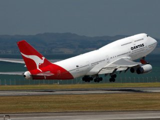 Boeing 747 авиакомпании Qantas.